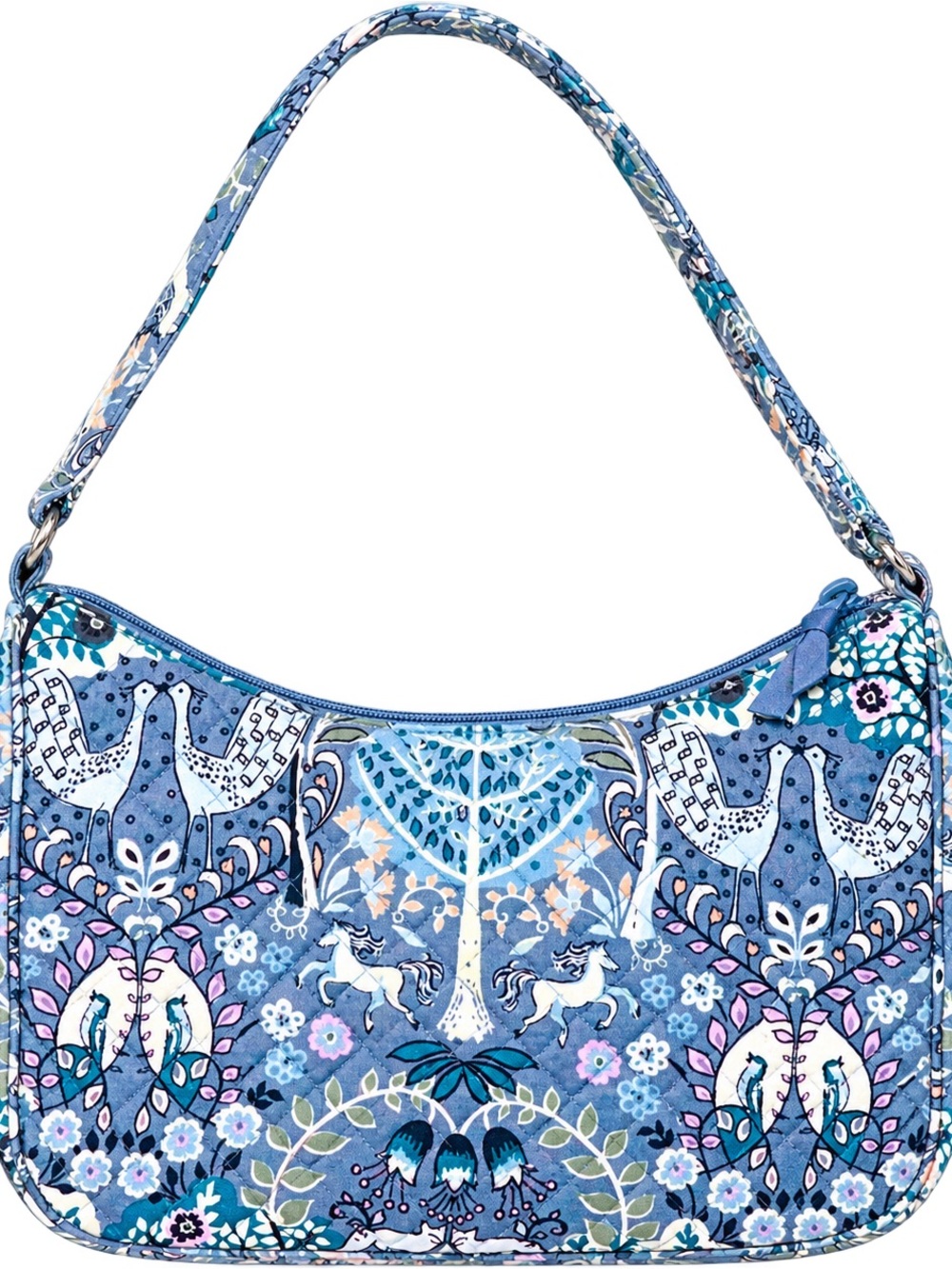 Vera Bradley Blue Floral & Animal Motif Bag